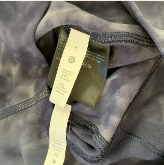 NWOT!!!! 🍋 LULULEMON 🍋 Align 25"  Diamond Dye 25" Size 6 - Picture 6 of 9